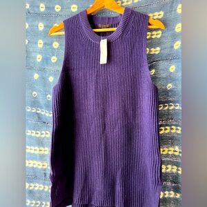 NWT J. Crew Longline Knit Tunic Tank